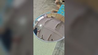 Wide-Angle Convex Safety Mirror for Indoor Factory, Garage, Warehouse & Road Corner